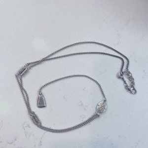 Brighton long silver chain